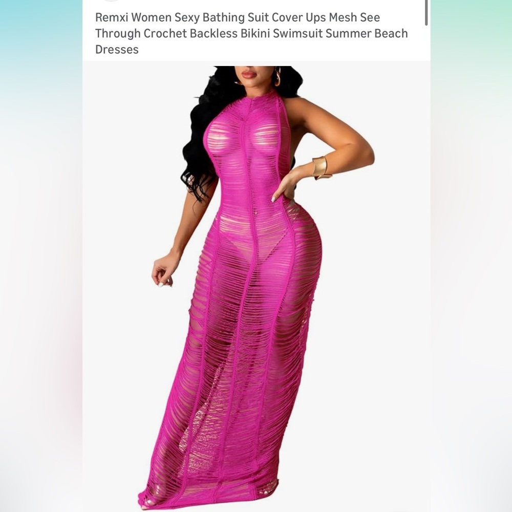 Women’s size medium bathing suit cover up/dress